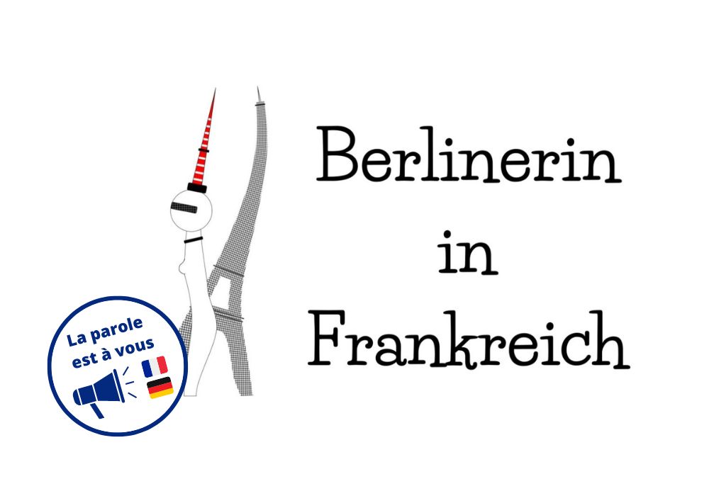 Das Bild zeigt den Berliner Fernsehturm und den Pariser Eiffelturm, als Zeichen für Deutschland und Frankreich. Diese sind das Logo des Blogs "Berlinerin in Frankreich".